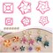 Pinwheel Polymer Clay Cutters, Spring Polymer Clay Cutters,6 Shapes Clay Cutters